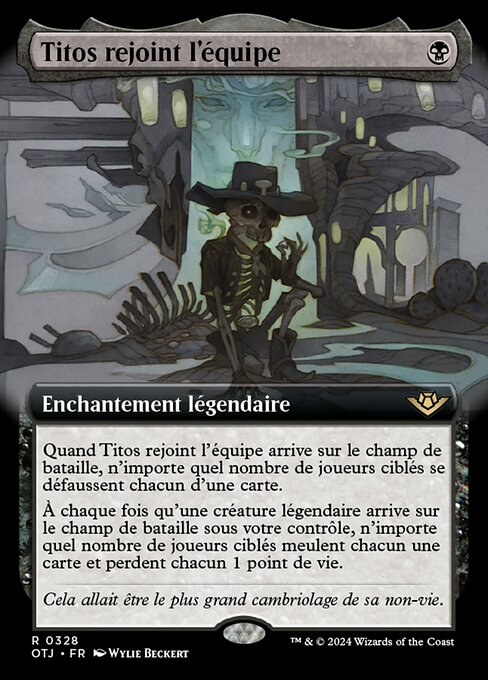 Titos rejoint l'équipe