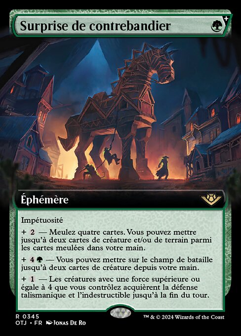 Surprise de contrebandier