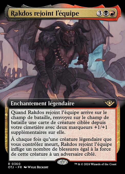 Rakdos rejoint l'équipe