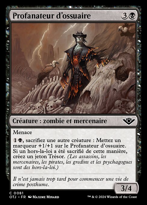 Profanateur d'ossuaire