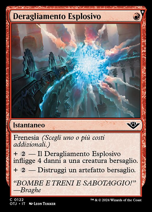 Explosive Derailment