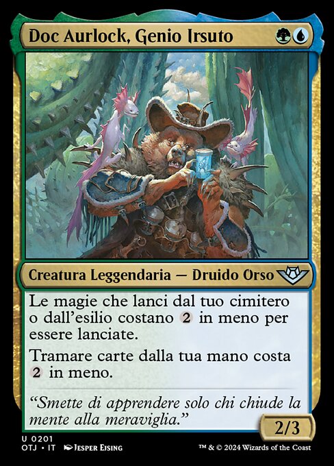 Doc Aurlock, Grizzled Genius