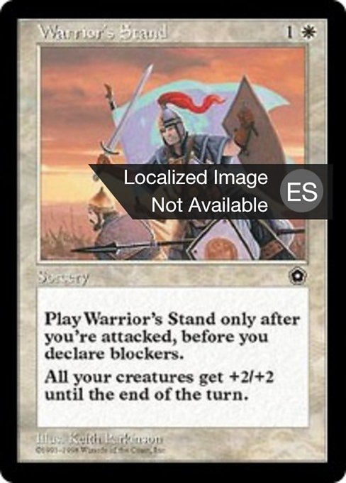 Resistencia del guerrero