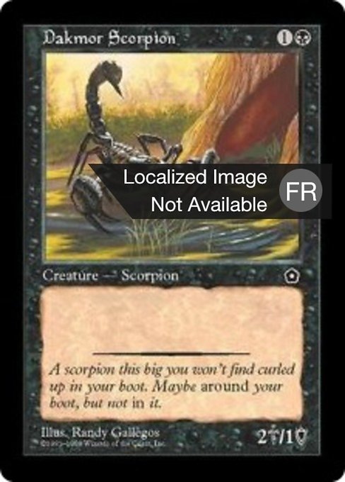 Scorpion du Marennois