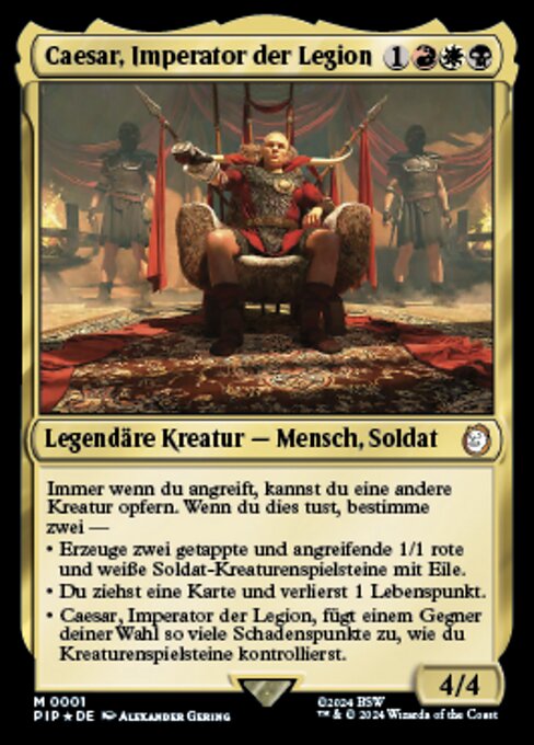 Caesar, Legion's Emperor