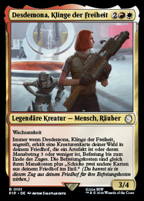 Desdemona, Freedom's Edge