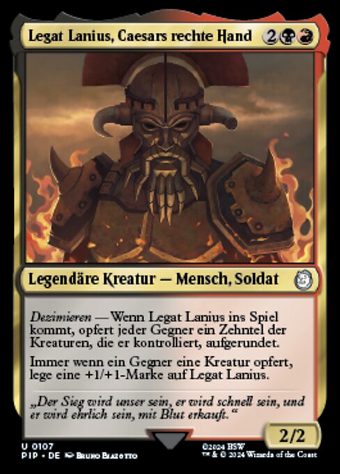 Legate Lanius, Caesar's Ace