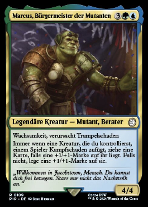 Marcus, Mutant Mayor