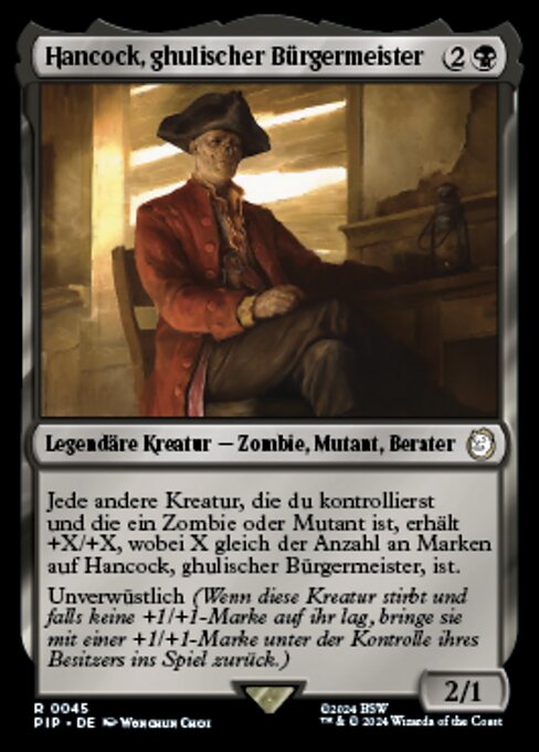 Hancock, Ghoulish Mayor