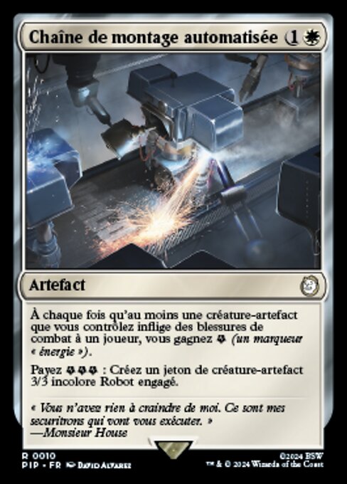 Chaîne de montage automatisée