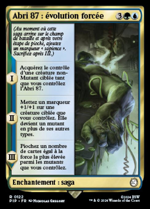 Abri 87 : évolution forcée