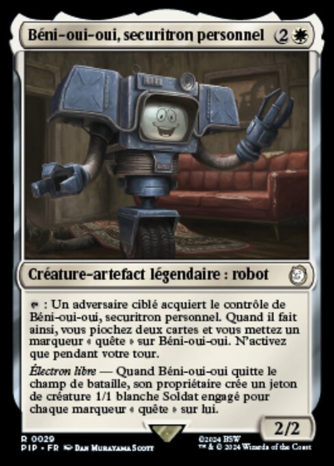 Yes Man, Personal Securitron