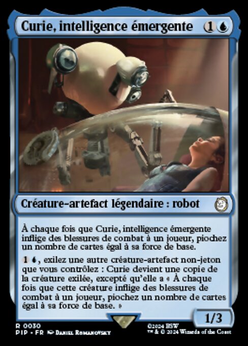 Curie, intelligence émergente