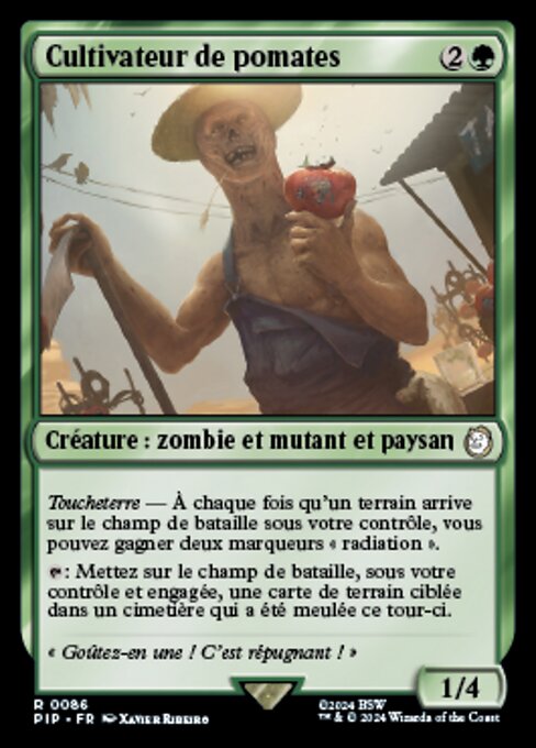 Cultivateur de pomates