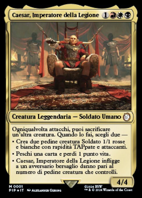 Caesar, Legion's Emperor