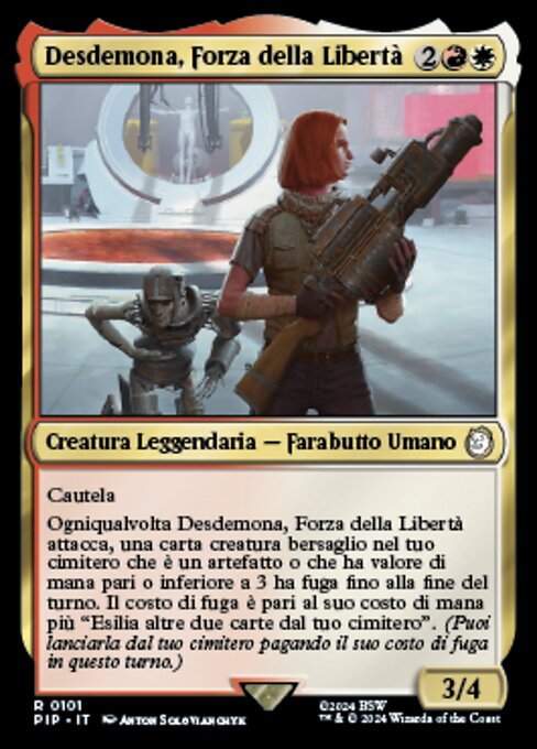 Desdemona, Freedom's Edge