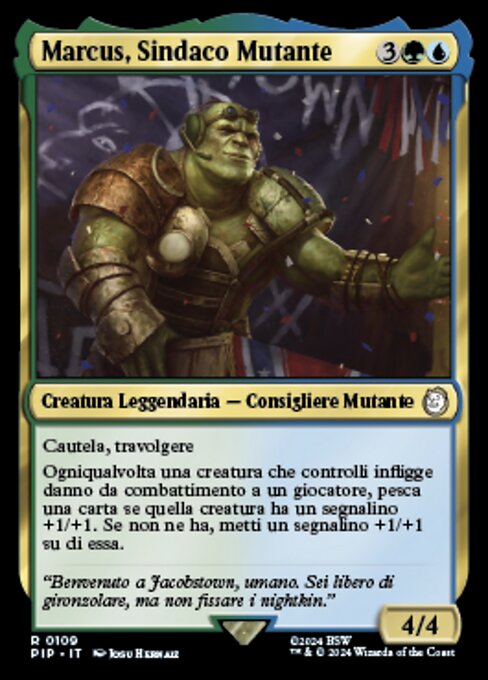 Marcus, Mutant Mayor