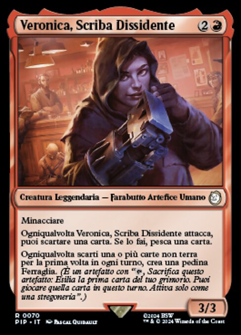 Veronica, Dissident Scribe