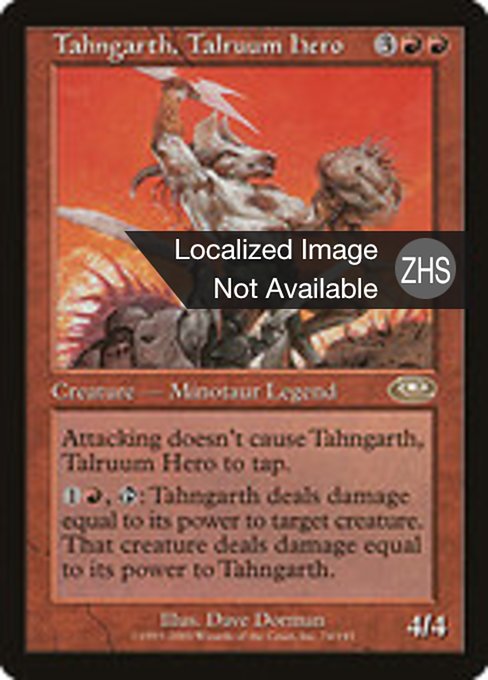 Tahngarth, Talruum Hero