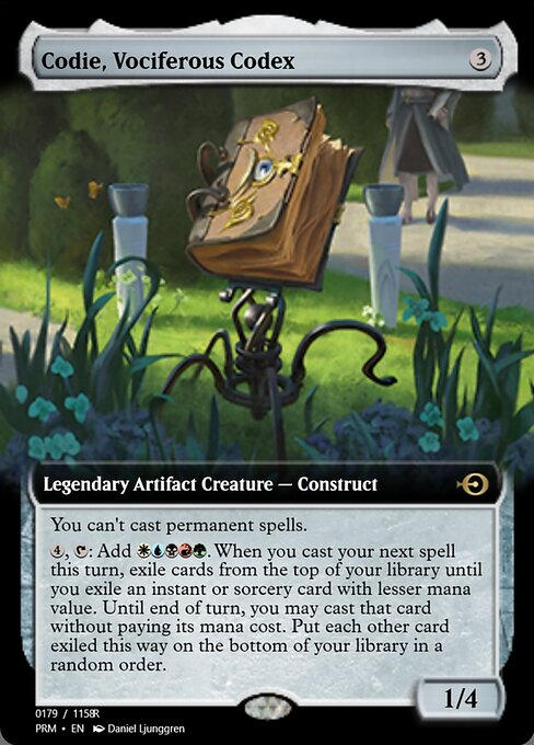 Codie, Vociferous Codex