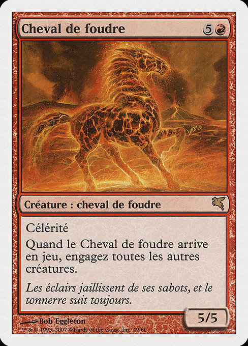 Cheval de foudre