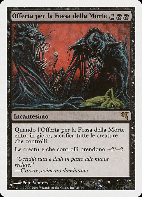 Offerta per la Fossa della Morte