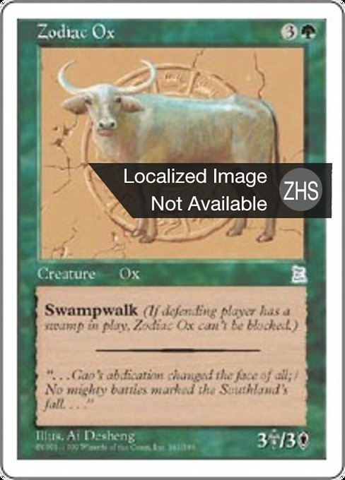 Zodiac Ox