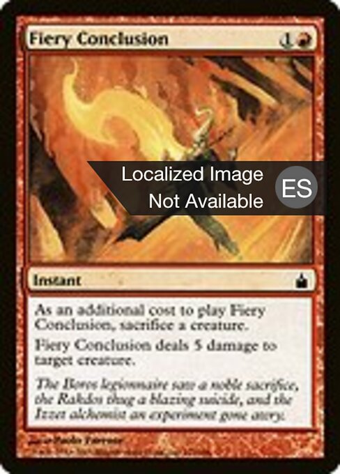 Fiery Conclusion