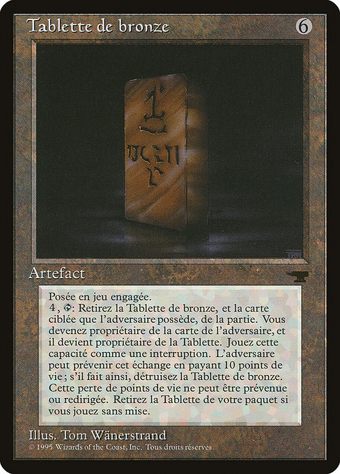 Tablette de bronze