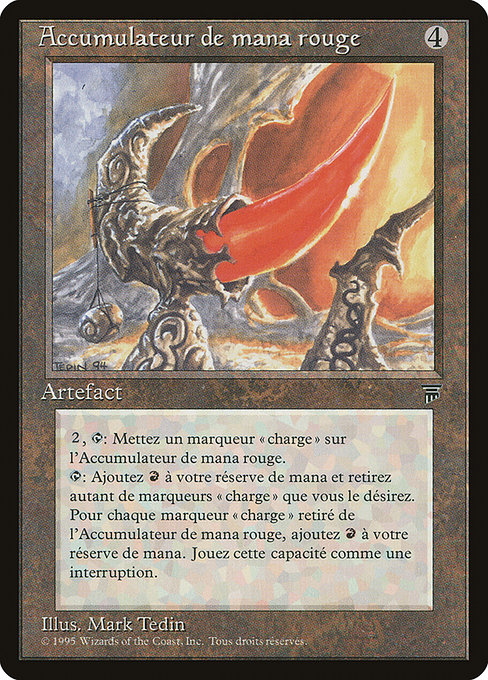 Accumulateur de mana rouge