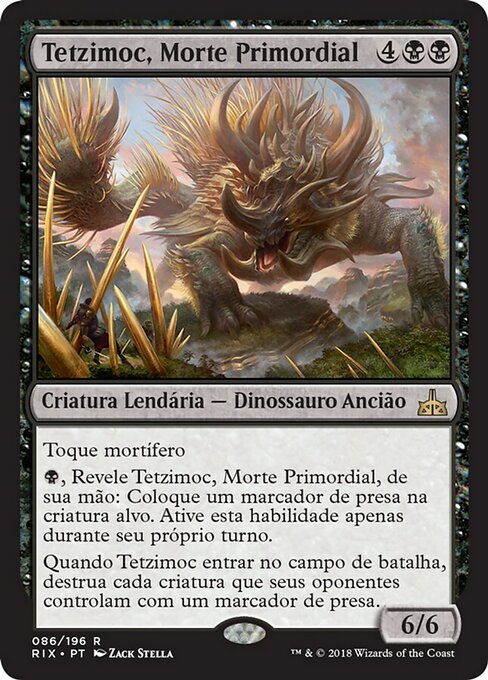 Tetzimoc, Morte Primordial
