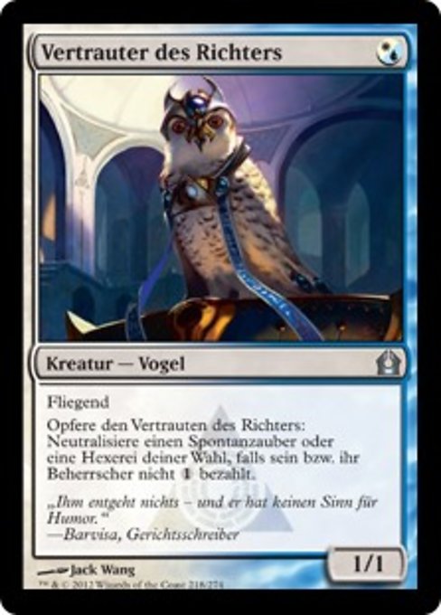 Vertrauter des Richters