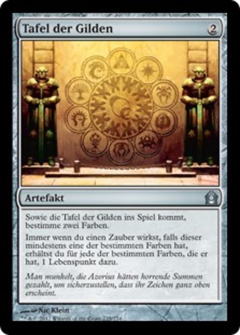 Tafel der Gilden