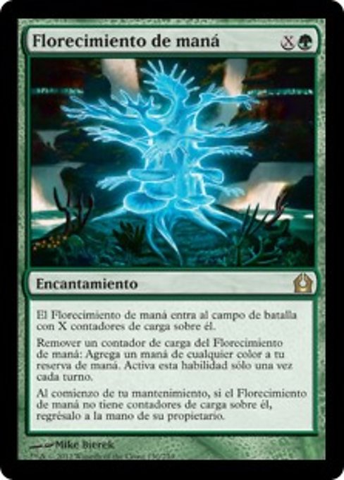 Florecimiento de maná