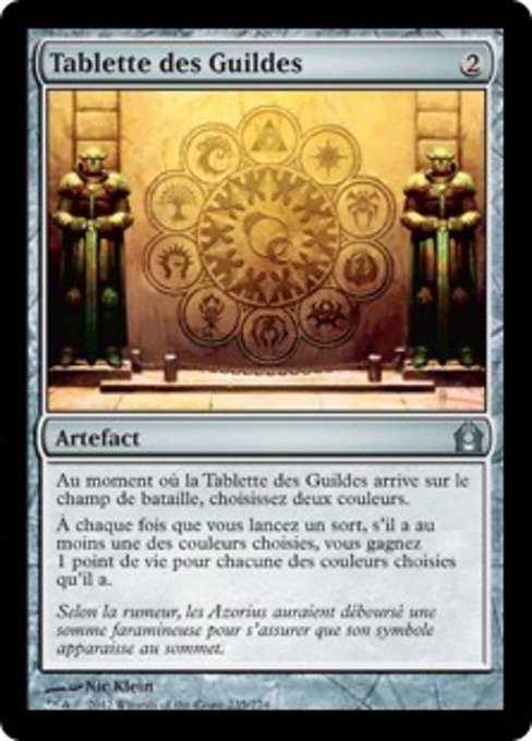 Tablet of the Guilds
