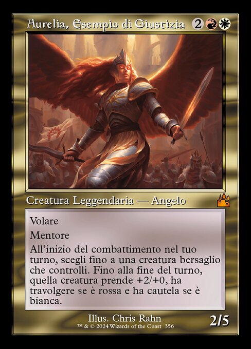 Aurelia, Exemplar of Justice