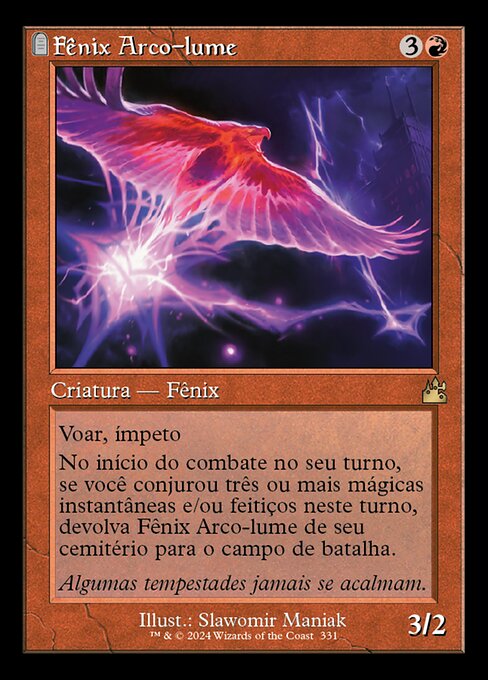 Fênix Arco-lume