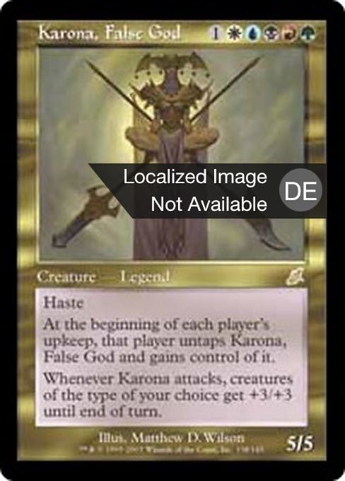 Karona, False God