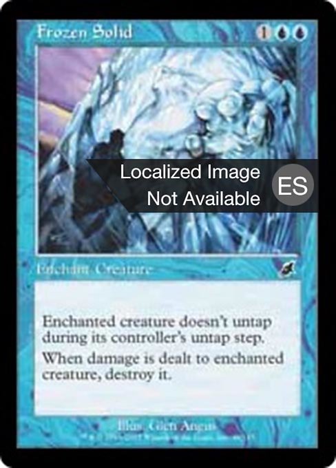 Congelado en un témpano