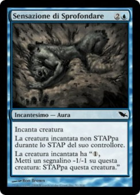 Sensazione di Sprofondare