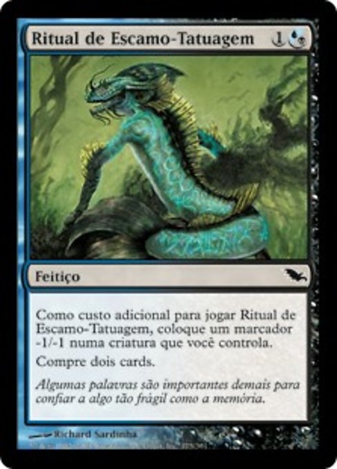 Ritual de Escamo-Tatuagem