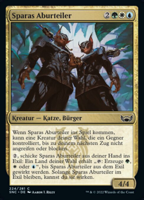 Spara's Adjudicators