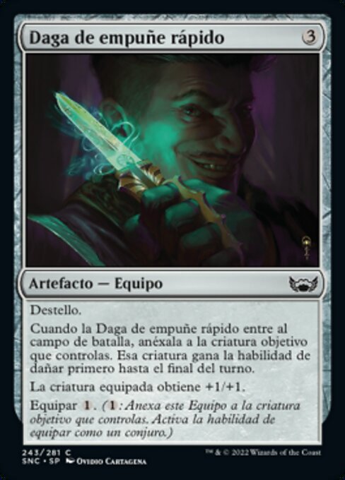 Daga de empuñe rápido