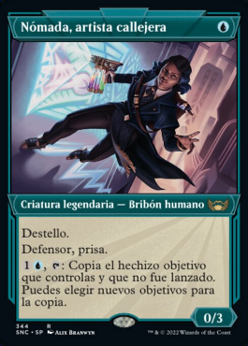 Nómada, artista callejera