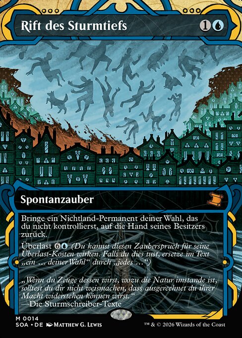 Rift des Sturmtiefs