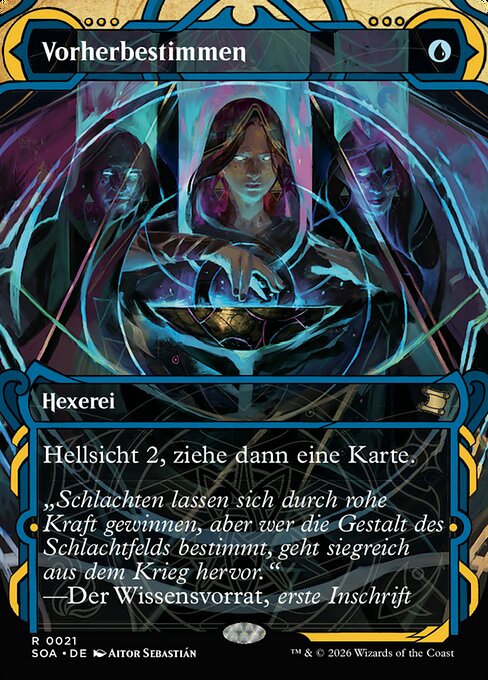 Vorherbestimmen