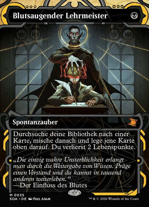 Blutsaugender Lehrmeister