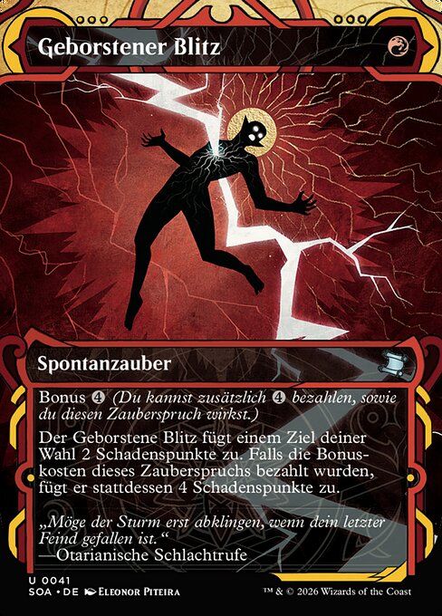 Geborstener Blitz
