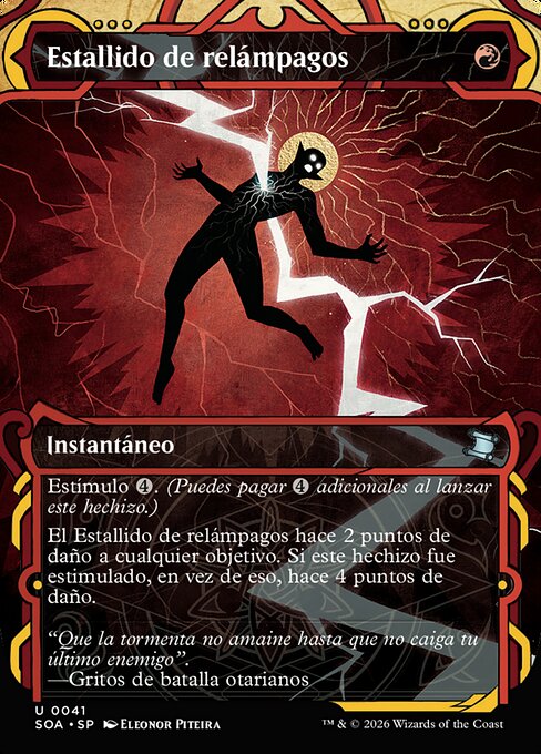 Estallido de relámpagos