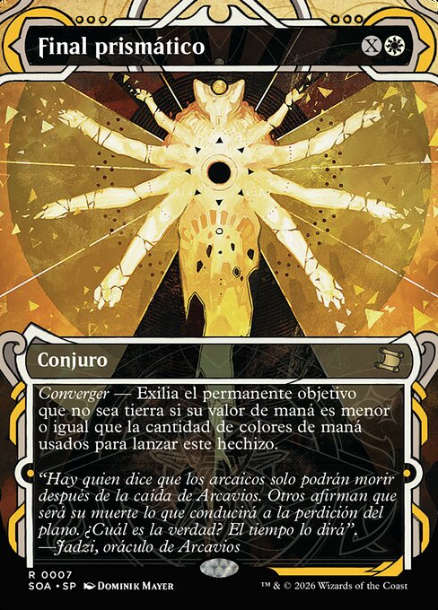 Final prismático